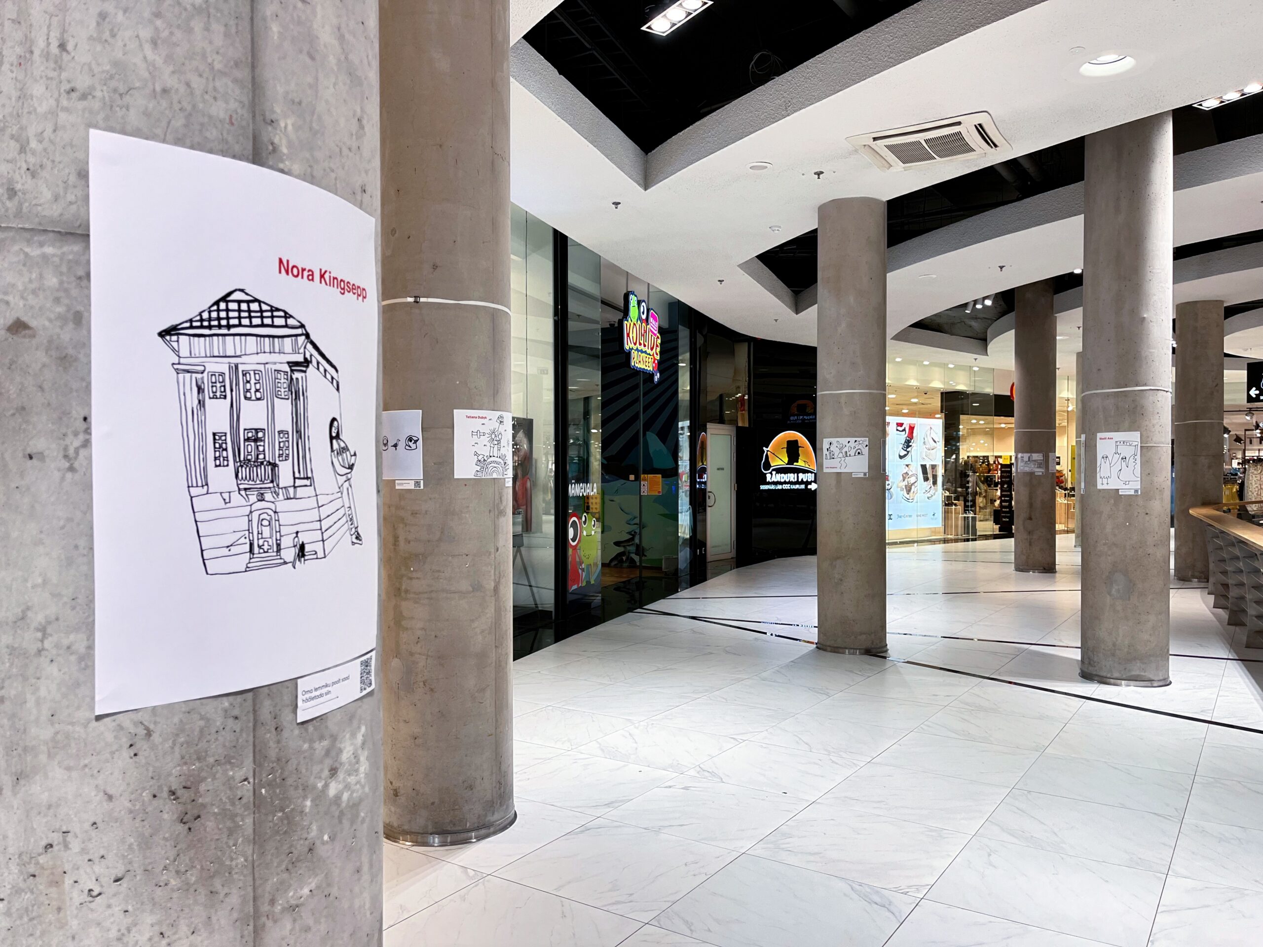

Tasku 2. korruse aatrium on täitunud väikeste kunstnike töödega.
Black Giraffe bränd ja Tartu linn kutsusid 5-15-aastaseid lapsi osalema projektis “Väikeste k